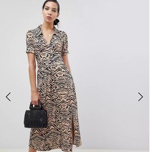 ASOS Tall animal print dress in size 8